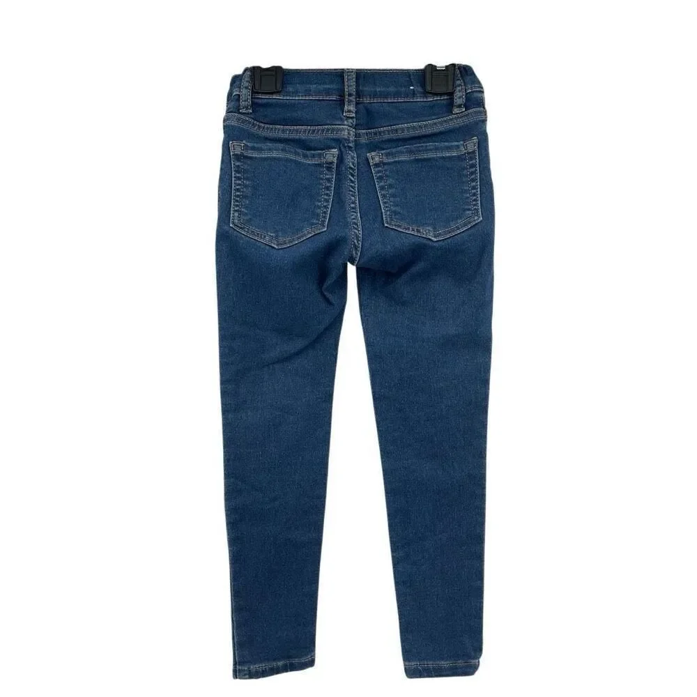 The Children’s Place Girls Dark Wash Knit Denim Jeggings Size 5 Skinny Stretch
